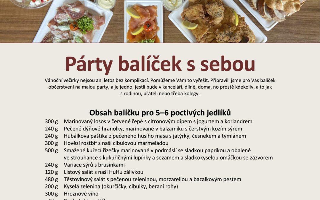 Párty balíček s sebou